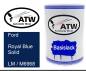 Preview: Ford, Royal Blue Solid, LM / M6968: 500ml Lackdose, von ATW Autoteile West.